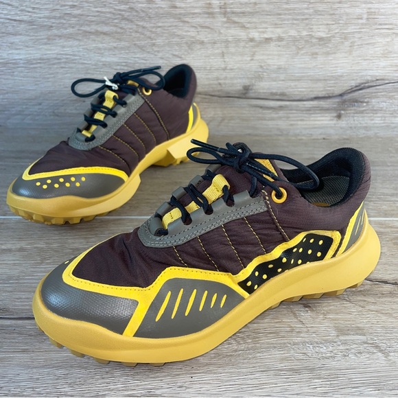 Camper CRCLR Yellow Maroon Gray GORE-TEX Sneakers Women’s Size 6 US Brand New! - Picture 3 of 10